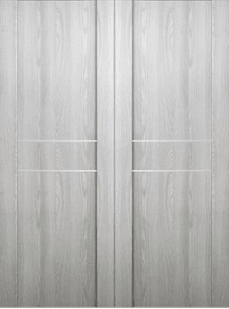 AVON 01 2HN RIBEIRA ASH DOUBLE BARN BELLDINNI MODERN INTERIOR DOOR - 2