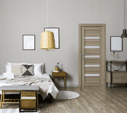 LEORA VETRO SHAMBOR SWING BELLDINNI MODERN INTERIOR DOOR - 2