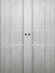 AVON 01 3H RIBEIRA ASH DOUBLE MAGIC BELLDINNI MODERN INTERIOR DOOR - 1