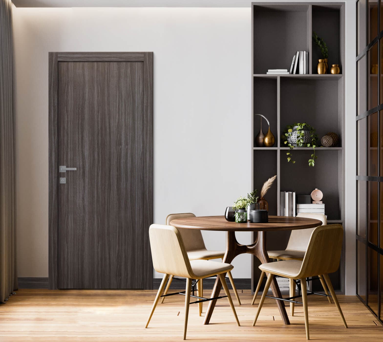 UNICA GRAY OAK BI-FOLD BELLDINNI MODERN INTERIOR DOOR - 2