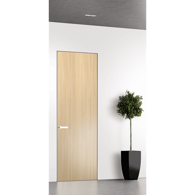 OPTIMA LOIRE ASH INVISIBLE METAL FRAME BELLDINNI MODERN INTERIOR DOOR