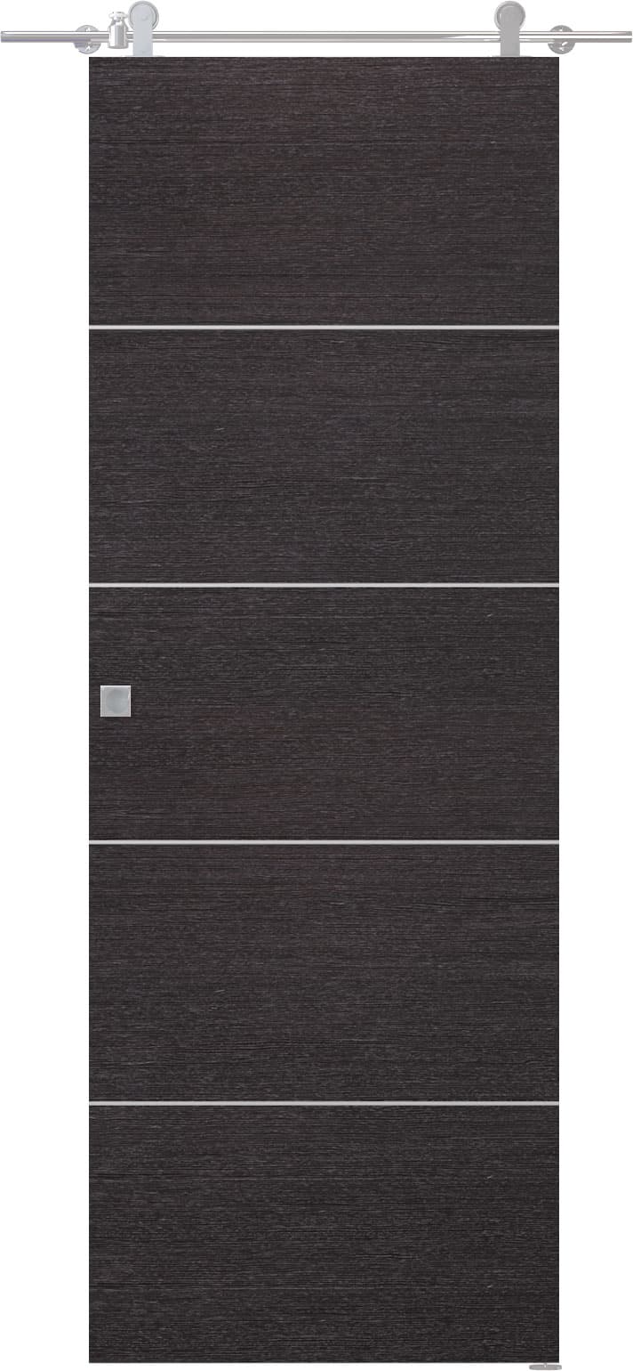 AVANTI 4H BLACK APRICOT BARN BELLDINNI MODERN INTERIOR DOOR - 1