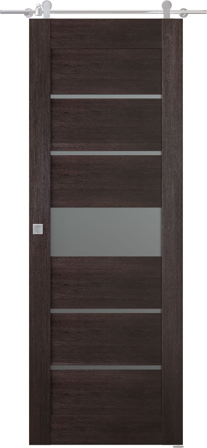 AVON 07-06 VETRO VERALINGA OAK BARN BELLDINNI MODERN INTERIOR DOOR - 1