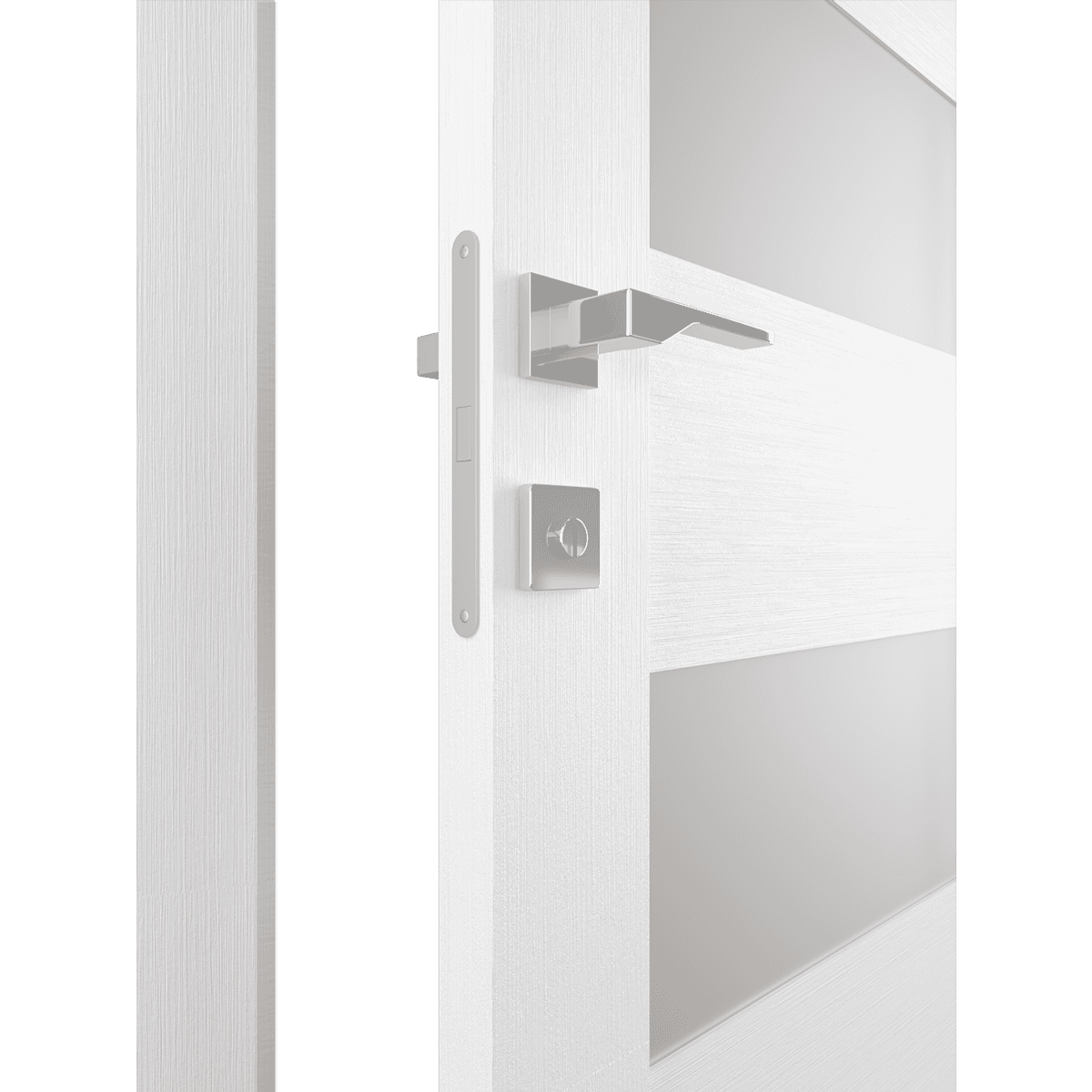 MIRELLA VETRO BIANCO NOBLE SWING BELLDINNI MODERN INTERIOR DOOR - 2
