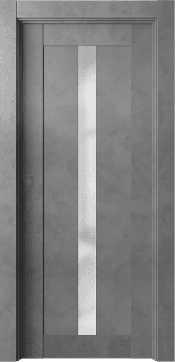 AVON 101 VETRO DARK URBAN POCKET BELLDINNI MODERN INTERIOR DOOR - 1