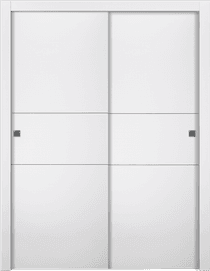 SMART PRO 2H POLAR WHITE BYPASS BELLDINNI MODERN INTERIOR DOOR - 1