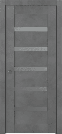 AVON 07-04 VETRO DARK URBAN POCKET BELLDINNI MODERN INTERIOR DOOR - 1