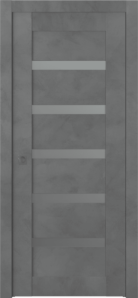 AVON 07-04 VETRO DARK URBAN POCKET BELLDINNI MODERN INTERIOR DOOR - 1