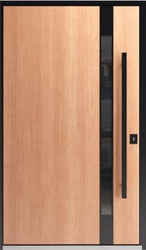 Single pivot metal-aluminum modern exterior door Axis 1133 - 1