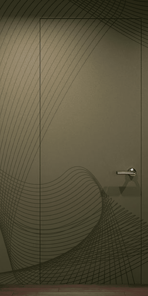 Primed Door Wallpaper Frameless Belldinni Modern Interior Door - 2