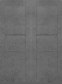 AVON 07 2H DARK URBAN DOUBLE BARN BELLDINNI MODERN INTERIOR DOOR - 2