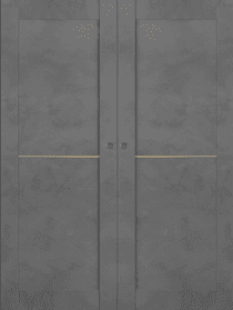 AVON 07 1H GOLD DARK URBAN DOUBLE MAGIC BELLDINNI MODERN INTERIOR DOOR - 1