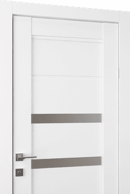 RITA VETRO BIANCO NOBLE BI-FOLD BELLDINNI MODERN INTERIOR DOOR - 3