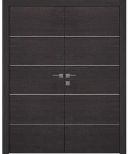 AVANTI 4H BLACK APRICOT CLOSET BELLDINNI MODERN INTERIOR DOOR - 1