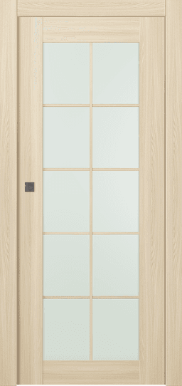 AVON 10 LITE VETRO LOIRE ASH POCKET BELLDINNI MODERN INTERIOR DOOR - 1