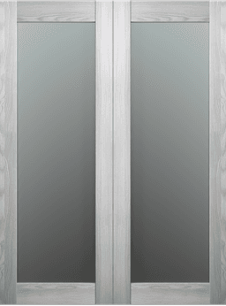 AVON 207 VETRO RIBEIRA ASH DOUBLE BARN BELLDINNI MODERN INTERIOR DOOR - 2