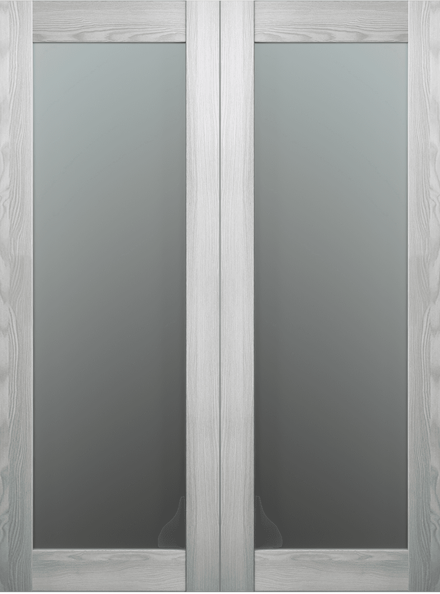 AVON 207 VETRO RIBEIRA ASH DOUBLE BARN BELLDINNI MODERN INTERIOR DOOR - 2