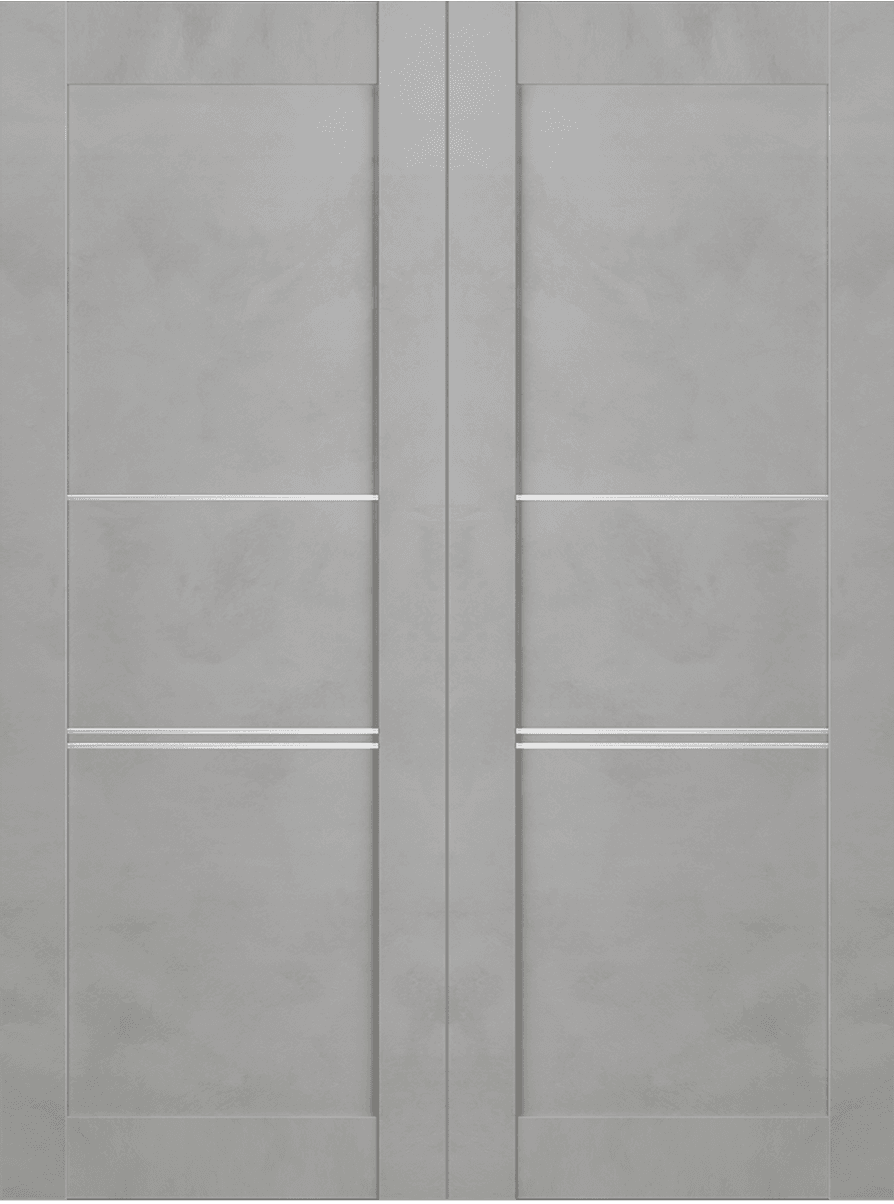 AVON 07 3H LIGHT URBAN DOUBLE BI-FOLD BELLDINNI MODERN INTERIOR DOOR - 2