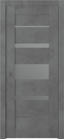 AVON 07-03 VETRO DARK URBAN POCKET BELLDINNI MODERN INTERIOR DOOR - 1