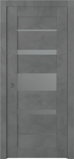 AVON 07-03 VETRO DARK URBAN POCKET BELLDINNI MODERN INTERIOR DOOR - 1