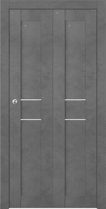 AVON 07 2HN DARK URBAN BI-FOLD BELLDINNI MODERN INTERIOR DOOR - 1