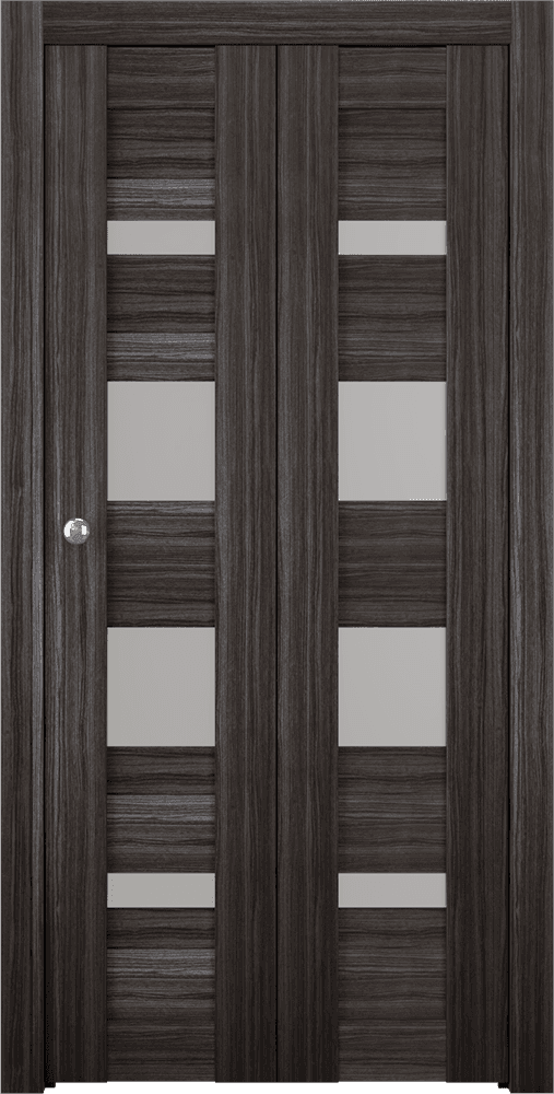 MIRELLA VETRO GRAY OAK BI-FOLD BELLDINNI MODERN INTERIOR DOOR - 1