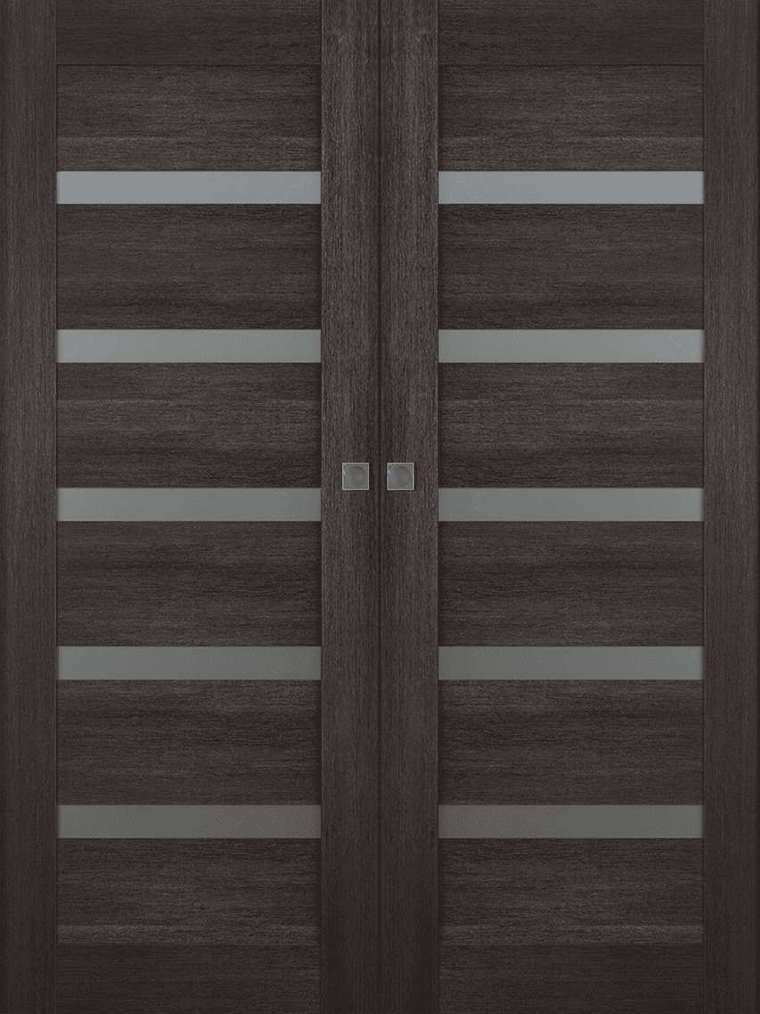 AVON 07-04 VETRO VERALINGA OAK DOUBLE MAGIC BELLDINNI MODERN INTERIOR DOOR - 1