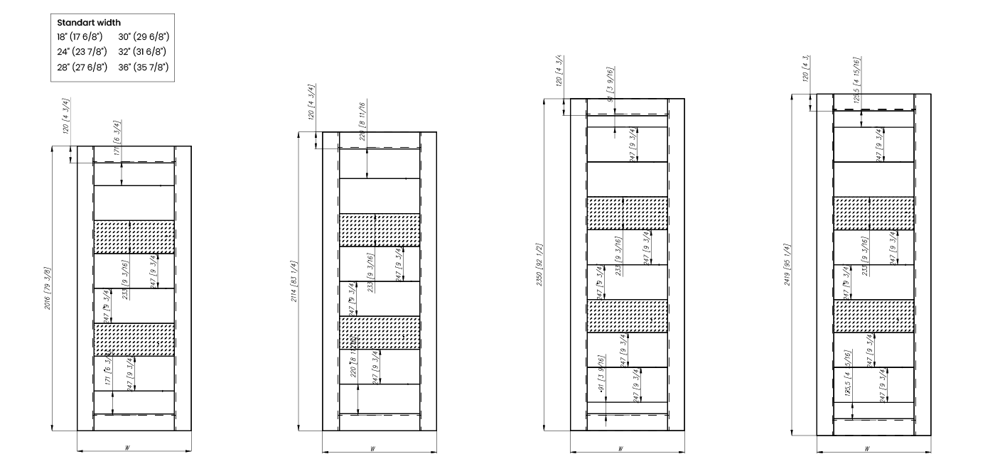 BERTA VETRO SHAMBOR BYPASS BELLDINNI MODERN INTERIOR DOOR - 5