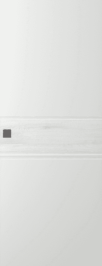 TWINWOOD 1 POLAR WHITE DOUBLE MAGIC BELLDINNI MODERN INTERIOR DOOR - 1