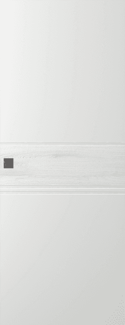 TWINWOOD 1 POLAR WHITE DOUBLE MAGIC BELLDINNI MODERN INTERIOR DOOR - 1