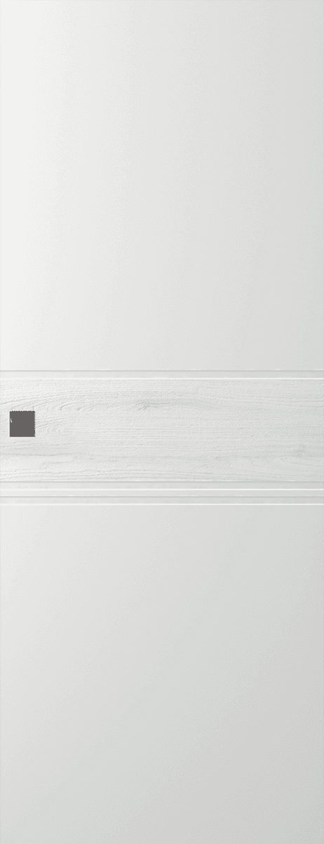 TWINWOOD 1 POLAR WHITE DOUBLE MAGIC BELLDINNI MODERN INTERIOR DOOR - 1