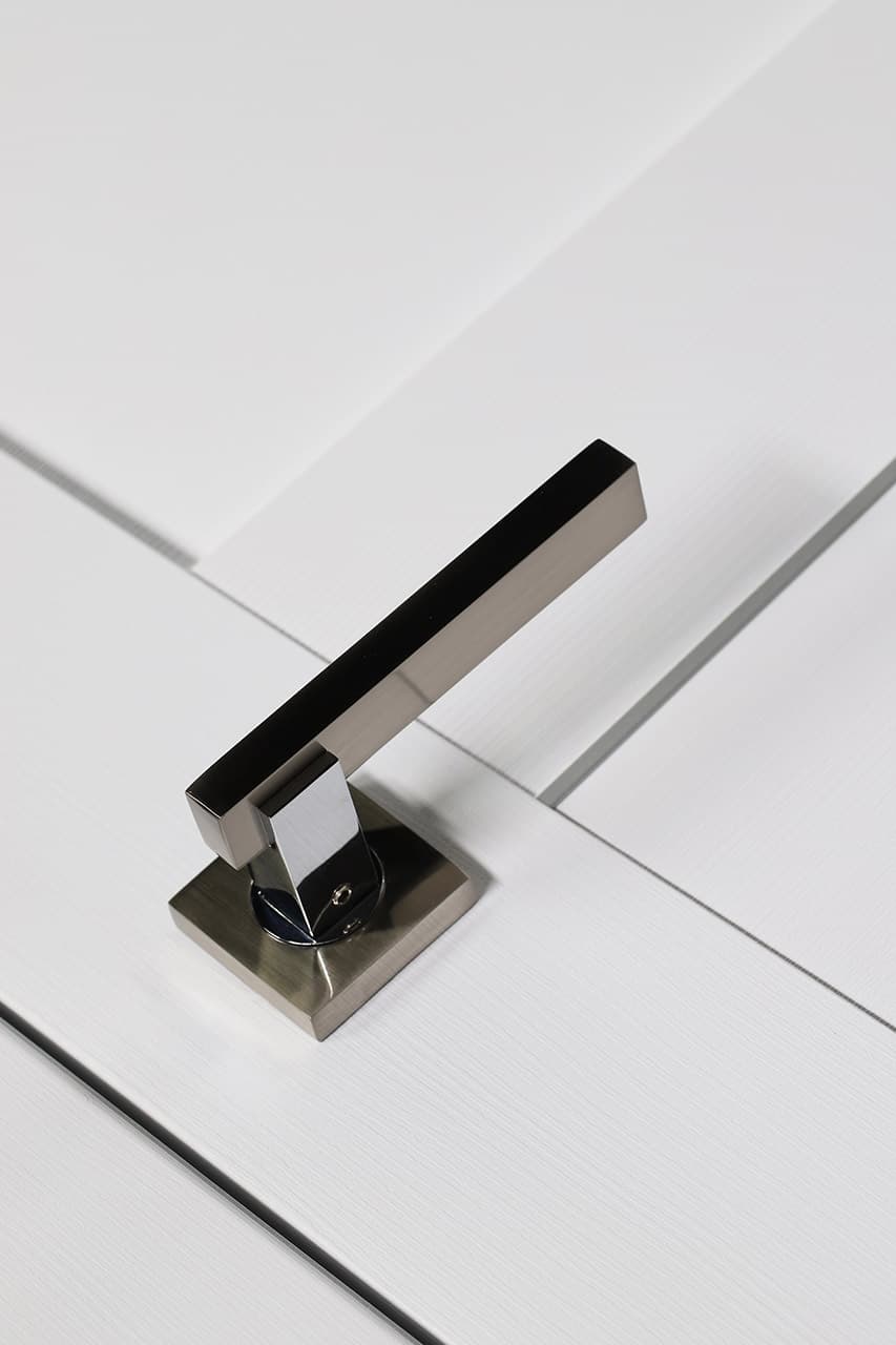 ESTA VETRO BIANCO NOBLE DOUBLE BELLDINNI MODERN INTERIOR DOOR - 5