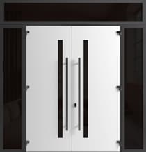 Double metal-aluminum modern exterior door Dekton 0163 8ft - 7