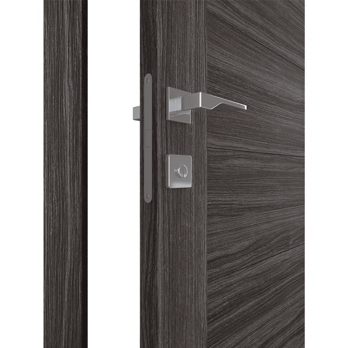 Esta Black Vetro Gray Oak Swing Belldinni Modern Interior Door - 9