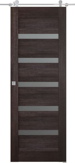 AVON 07-04 VETRO VERALINGA OAK BARN BELLDINNI MODERN INTERIOR DOOR - 1