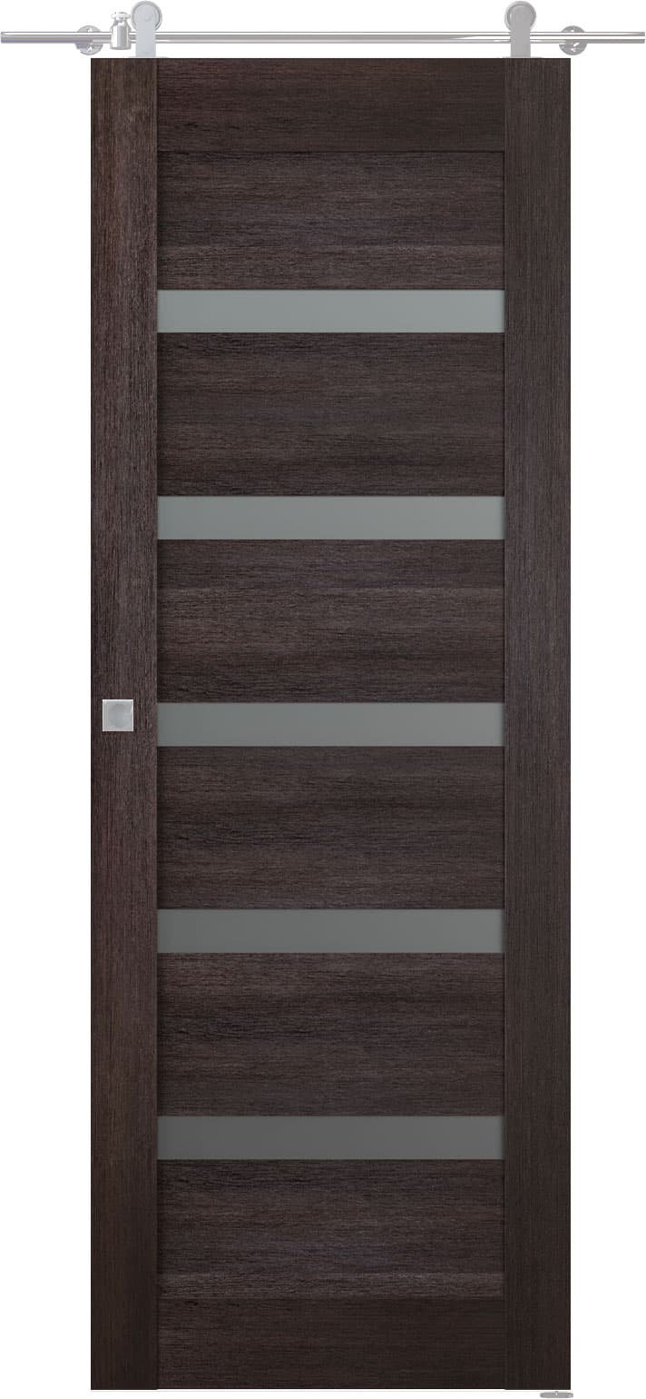 AVON 07-04 VETRO VERALINGA OAK BARN BELLDINNI MODERN INTERIOR DOOR - 1