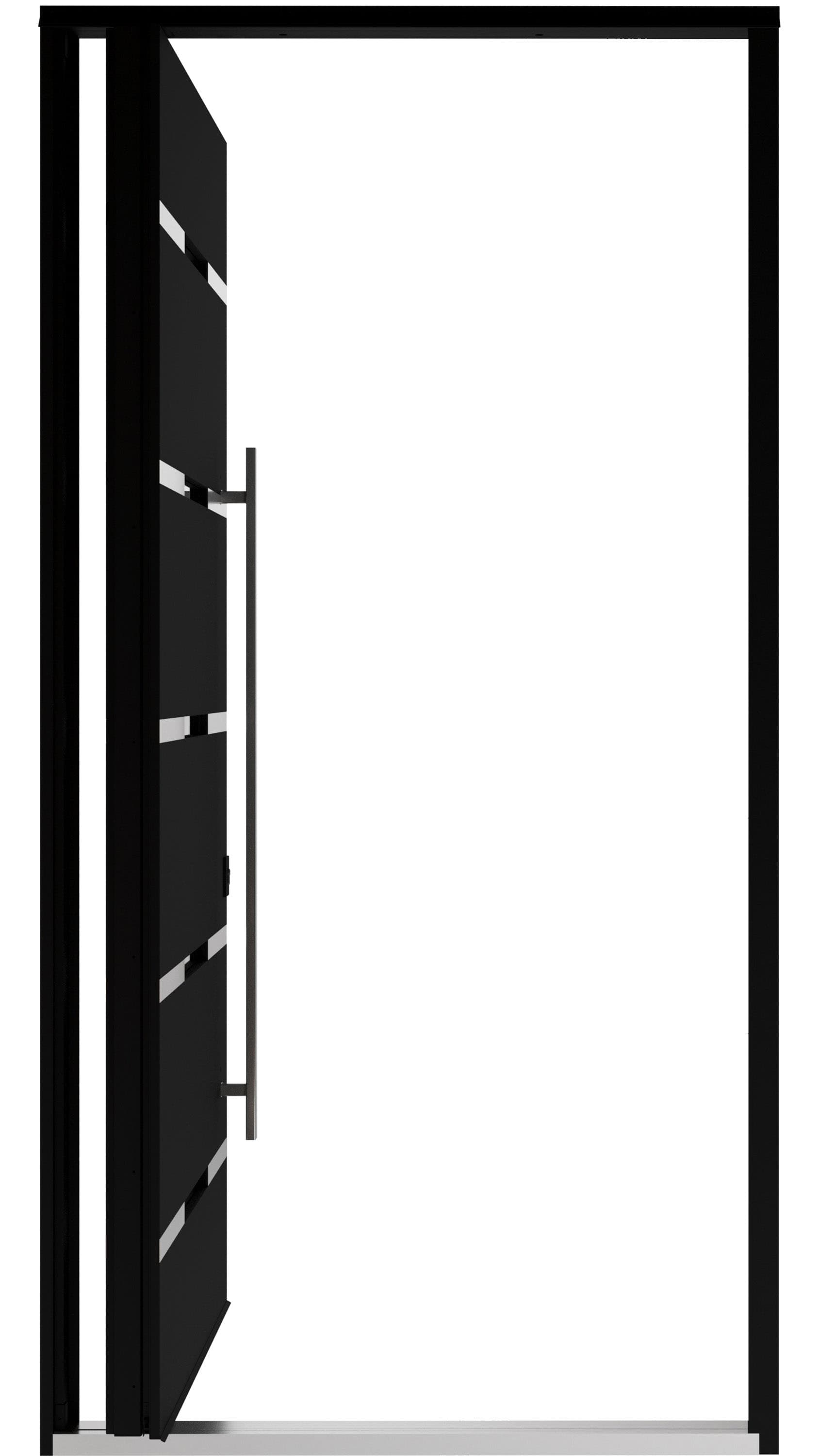 Single pivot metal-aluminum modern exterior door Axis 1115 - 6