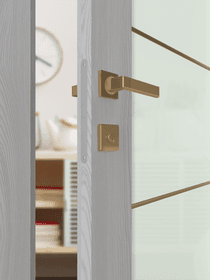 AVON 202 4H GOLD STRIPS VETRO RIBEIRA ASH DOUBLE DOORS BELLDINNI MODERN INTERIOR DOOR - 3