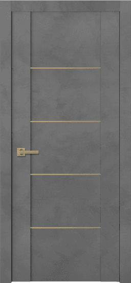 AVON 01 4H GOLD DARK URBAN SWING BELLDINNI MODERN INTERIOR DOOR - 1