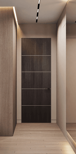 OPTIMA 4H VERALINGA OAK INVISIBLE METAL FRAME BELLDINNI MODERN INTERIOR DOOR - 2