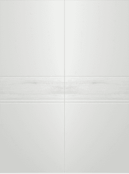 TWINWOOD 2 POLAR WHITE DOUBLE MAGIC BELLDINNI MODERN INTERIOR DOOR - 2