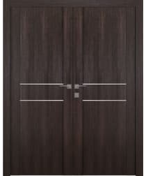 AVON 01 2HN VERALINGA OAK DOUBLE BELLDINNI MODERN INTERIOR DOOR - 1