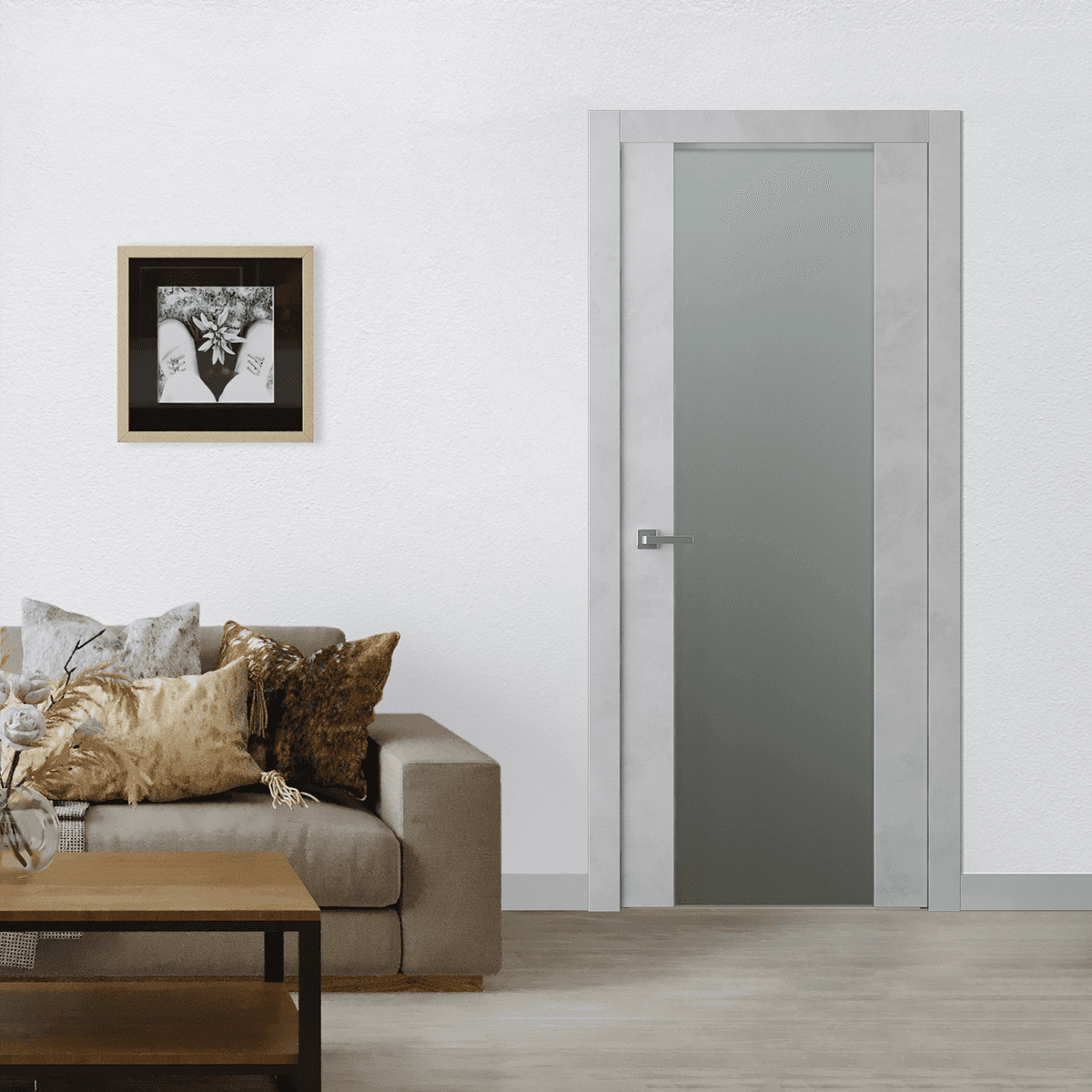 AVON 202 VETRO LIGHT URBAN SWING BELLDINNI MODERN INTERIOR DOOR - 2