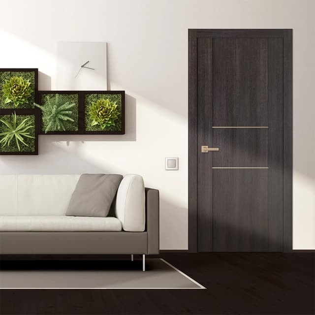 AVON 07 2H GOLD VERALINGA OAK DOUBLE POCKET BELLDINNI MODERN INTERIOR DOOR - 5