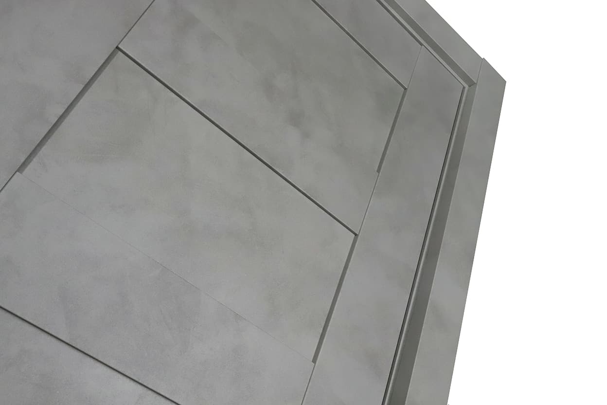 AVON 07 4R DARK URBAN DOUBLE INVISIBLE METAL FRAME BELLDINNI MODERN INTERIOR DOOR - 5