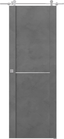 AVON 01 1H DARK URBAN BARN BELLDINNI MODERN INTERIOR DOOR - 1