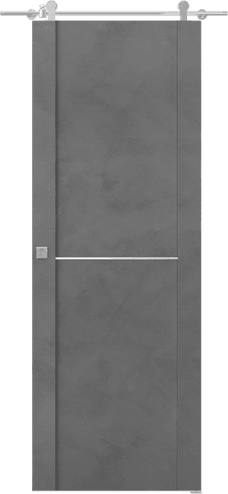 AVON 01 1H DARK URBAN BARN BELLDINNI MODERN INTERIOR DOOR - 1