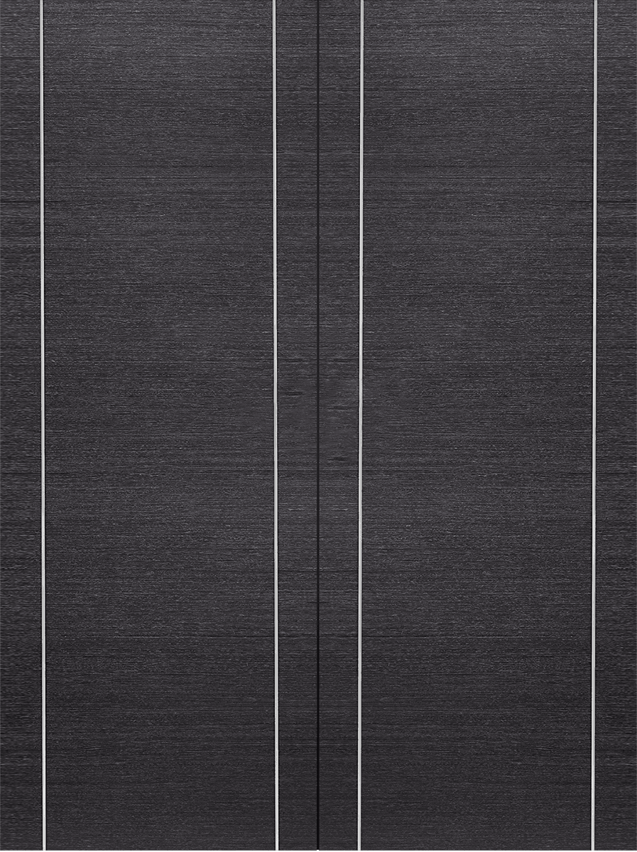 AVANTI 2U BLACK APRICOT DOUBLE MAGIC BELLDINNI MODERN INTERIOR DOOR - 2