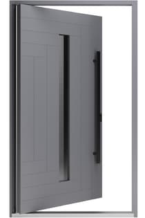 Single pivot metal-aluminum modern exterior door Axis 1130 - 2