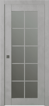 AVON 10 LITE VETRO LIGHT URBAN POCKET BELLDINNI MODERN INTERIOR DOOR - 1